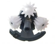 Привод шнека в сборе (3 шестерни) мясорубки Bosch ORIGINAL