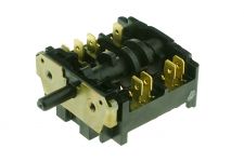 Переключатель мощности конфорки ПМ16-5-01 (5 позиционный, вал - 16,5 мм) плиты Мечта, Злата 