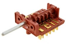 Переключатель режимов духовки ПМЭ 27-2353 П (5 позиционный, вал - 39,5 мм) (T21678-2353, АС6-Т21-678)