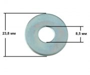 Шайба 5х18х0,8 мм универсальная крепежная